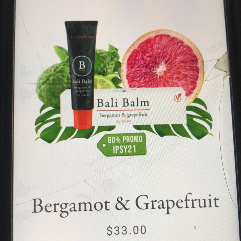 Bali Balm Bergamot & Grapefruit Lip Balm